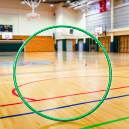 Обруч пластиковый детский 65см широкий