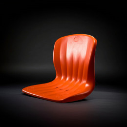 Сидение пластиковое 4 крепления (цвет на выбор)